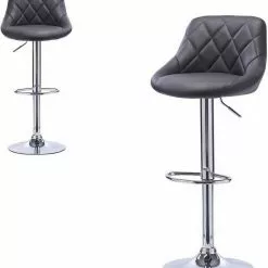 EUGAD Barhocker, 2er-Set Barstühle, höhenverstellbar, 360°drehbar Weiß Bordeaux, Cremewei&szlig;, Grau, Khaki, Rot, Schwarz, Wei&szlig; -Eugad Möbel Einkaufen 42fe9386 1879 564f b382 4756bea9202f