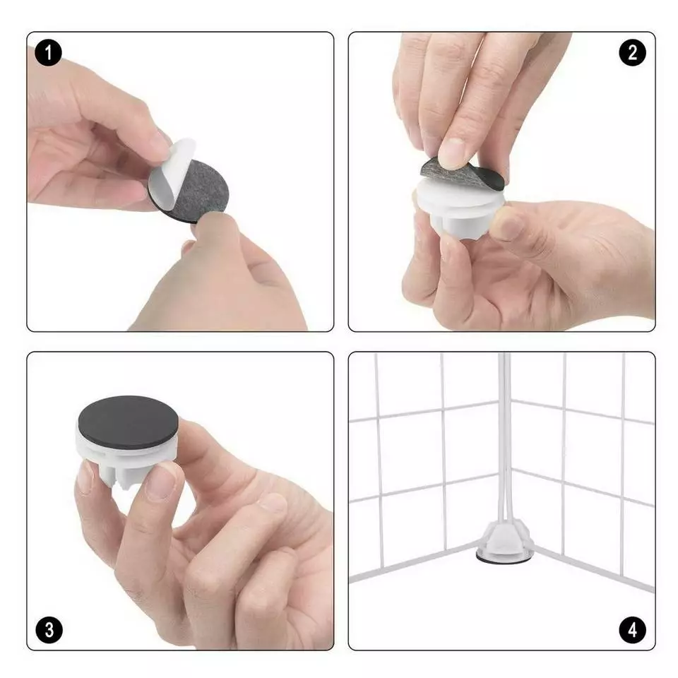 EUGAD Freigehege, Freigehege Kaninchen mit Stauraum Hasen Meerschweinchen Welpenauslauf Laufgitter mit Tür&Treppe DIY Schwarz 48 Platten (35x35cm/Platte) 110x 75 x 110 cm 6 EUGAD Freigehege, Freigehege Kaninchen mit Stauraum Hasen Meerschweinchen Welpenauslauf Laufgitter mit Tür&Treppe DIY Schwarz 48 Platten (35x35cm/Platte) 110x 75 x 110 cm – Bild 6