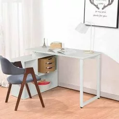 EUGAD Schreibtisch, mit Ablagen Holz 116x75x80cm Dunkelbuche Helleiche, Weiß 35 EUGAD Schreibtisch, mit Ablagen Holz 116x75x80cm Dunkelbuche Helleiche, Weiß -Eugad Möbel Einkaufen 45995794 0d52 5b53 a921 4719b09d1954