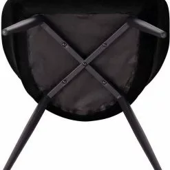 EUGAD Esszimmerstuhl, 2er-Set mit Armlehne, Retro Design, Samt, Metall Schwarz Dunkelgrau, Hellgrau -Eugad Möbel Einkaufen 462958f4 db37 5828 9de8 7a08a37926be