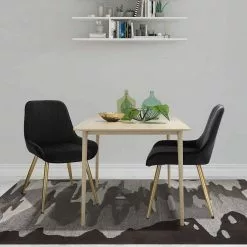 EUGAD Esszimmerstuhl, 4 Stücke Retro Küchenstuhl Sitzfläche aus Samt mit Metallbeine Dunkelgrün Bordeaux, Dunkelgrau, Dunkelgrün, Hellgrau, Rosa, Schwarz -Eugad Möbel Einkaufen 48726b2e 4afd 50be a9b4 561bc991edaf