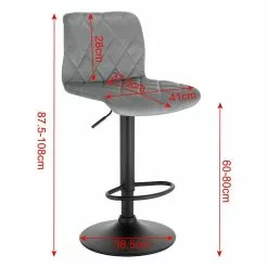EUGAD Barhocker (2 St), Barhocker Drehstuhl Tresenhocker Barstuhl, Sitzfläche aus Samt mit Rücklehne Höhenverstellbar 16 EUGAD Barhocker (2 St), Barhocker Drehstuhl Tresenhocker Barstuhl, Sitzfläche aus Samt mit Rücklehne Höhenverstellbar -Eugad Möbel Einkaufen 4892ebc9 d8c3 4b65 945a 6761bc06c705