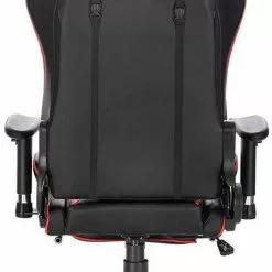 EUGAD Gaming-Stuhl (1 Stück), Racing Stuhl mit Fußstütze Racing Stuhl Drehstuhl Bürostuhl Schreibtischstuhl PC Stuhl mit Wippfunktion Höhenverstellbar Kunstleder Rot Grau, Wei&szlig; -Eugad Möbel Einkaufen 48a8d991 e769 54d8 a975 53aaacc4468e