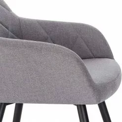 EUGAD Esszimmerstuhl (1 Stück), Wohnzimmerstuhl aus Leinen Polsterstuhl mit Armlehnen und Rückenlehne schwarze Gestell aus Metall Hellgrau Dunkelgrau 23 EUGAD Esszimmerstuhl (1 Stück), Wohnzimmerstuhl aus Leinen Polsterstuhl mit Armlehnen und Rückenlehne schwarze Gestell aus Metall Hellgrau Dunkelgrau -Eugad Möbel Einkaufen 4a13b3fa 5bee 494a 8e25 3ab0d841907d