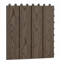 EUGAD WPC-Fliesen, WPC Fliesen Klickfliesen in Holzoptik 11 Stücke für 1m² Grau Anthrazit, Braun, Coffee, Hellgrau -Eugad Möbel Einkaufen 4ae673e2 7ad2 5bb6 b5a1 2865418a4d3b