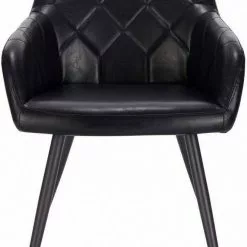 EUGAD Esszimmerstuhl, 2er-Set Esszimmerstuhl aus Kunstleder Metallbeine Dunkelbraun Schwarz -Eugad Möbel Einkaufen 4b72fd00 6e1a 5cd1 8947 41a8414204cf