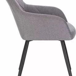 EUGAD Esszimmerstuhl (1 Stück), Wohnzimmerstuhl aus Leinen Polsterstuhl mit Armlehnen und Rückenlehne schwarze Gestell aus Metall Hellgrau Dunkelgrau 20 EUGAD Esszimmerstuhl (1 Stück), Wohnzimmerstuhl aus Leinen Polsterstuhl mit Armlehnen und Rückenlehne schwarze Gestell aus Metall Hellgrau Dunkelgrau -Eugad Möbel Einkaufen 4e3ab77c b782 4d0c acf0 83a3a03be544