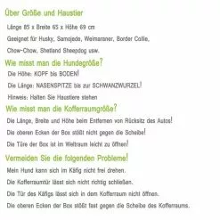 EUGAD Tiertransportbox, Hundetransportbox Alu Hundebox Reisebox Autobox für große Hunde Husky Samojede Weimaraner Border Collie Chow-Chow Shetland Sheepdog 85x65x69 cm Silber Grau -Eugad Möbel Einkaufen 4f071bdf 782a 4d7b 9bdb 362bb0477fab