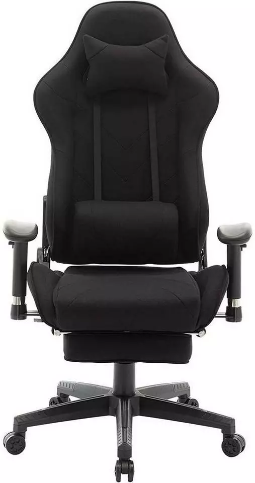 EUGAD Gaming Chair, Bürostuhl, Gaming Stuhl, Stoffbezug Rot Grau, Schwarz 15 EUGAD Gaming Chair, Bürostuhl, Gaming Stuhl, Stoffbezug Rot Grau, Schwarz – Bild 15