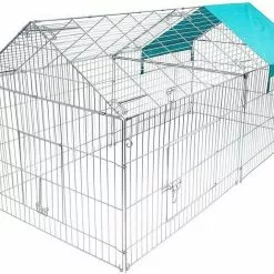 EUGAD Freigehege »0200HT«, Hasengehege Kaninchenstall Freilauf Gehege Kleintiergehege mit Ausbruchsperre Sonnenschutz