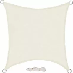 EUGAD Sonnensegel »0207ZYF«, Sonnenschutz 200g/m² HDPE Wetterschutz Creme -Eugad Möbel Einkaufen 564dc732 dc1a 57f9 8d54 5c11d6b7bafa