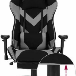 EUGAD Gaming Chair, Bürostuhl, Gaming Stuhl, Stoffbezug Rot Grau, Schwarz 34 EUGAD Gaming Chair, Bürostuhl, Gaming Stuhl, Stoffbezug Rot Grau, Schwarz -Eugad Möbel Einkaufen 57527a3e cd52 5936 b6c9 4241fa182544