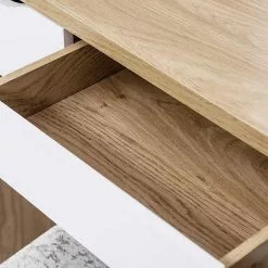 EUGAD Schminktisch, mit Hocker einem große Spiegel und 3 großen Schubladen Weiß-Eiche Eiche-Weiß, Weiß, Weiß-Eiche -Eugad Möbel Einkaufen 5794252a 7c17 51c3 bcc7 dd3d90e925dd