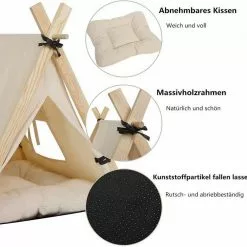 EUGAD Tierhaus, Tipi Hundezelt Katzenzelt 45x55x45cm Kätzchen Chihuahua Havaneser Kaninchen mit Kissen abnehmbar waschbar faltbar Weiß 27 EUGAD Tierhaus, Tipi Hundezelt Katzenzelt 45x55x45cm Kätzchen Chihuahua Havaneser Kaninchen mit Kissen abnehmbar waschbar faltbar Weiß -Eugad Möbel Einkaufen 57a3eeda 26fa 55f8 92ca bb28d8e8e618