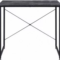 EUGAD Schreibtisch, Computertisch Esstisch Holz Stahl 80x60x70 cm Holz Vintage+schwarz Hell Eiche+schwarz, Hell Eiche+weiß, Marmor+schwarz -Eugad Möbel Einkaufen 588e2836 47e8 5b8b a0bd 13ca24d602b2