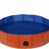 EUGAD Planschbecken, Hundepool Swimmingpool für Hunde Katzen rot