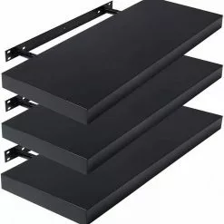 EUGAD Wandregal, 3er-Set Wandregal in verschiedenen Farben & Größen Weiß Schwarz, Wei&szlig; -Eugad Möbel Einkaufen 5c5c2fa3 5f48 5ef8 b4ab d6011e22b3a1