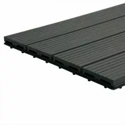 EUGAD WPC-Fliesen, WPC Fliesen Klickfliesen in Holzoptik 12 Stücke für 2m² Coffee Anthrazit, Grau, Hellgrau, Braun -Eugad Möbel Einkaufen 5ff3e746 47d9 4ed9 bdf8 64837b758dc6