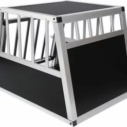 EUGAD Tiertransportbox, Hundetransportbox Alu Hundebox Reisebox Autobox für kleine/mittlere Hunde Französische Bulldogge Beagle Terriers Dackel Shiba Inu 69 x 54 x 50 cm L 8 EUGAD Tiertransportbox, Hundetransportbox Alu Hundebox Reisebox Autobox für kleine/mittlere Hunde Französische Bulldogge Beagle Terriers Dackel Shiba Inu 69 x 54 x 50 cm L -Eugad Möbel Einkaufen 686ad542 da59 58d3 b1e3 55fb30c42965