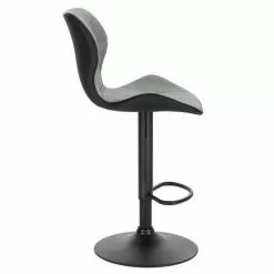 EUGAD Barhocker (2 St), 2er-Set höhenverstellbar und drenbar mit Rückenlehne aus Kunstleder Stahl Grau Anthrazit, Braun, Dunkelbraun -Eugad Möbel Einkaufen 695f8636 ef64 5dd5 812c 06dc78151deb