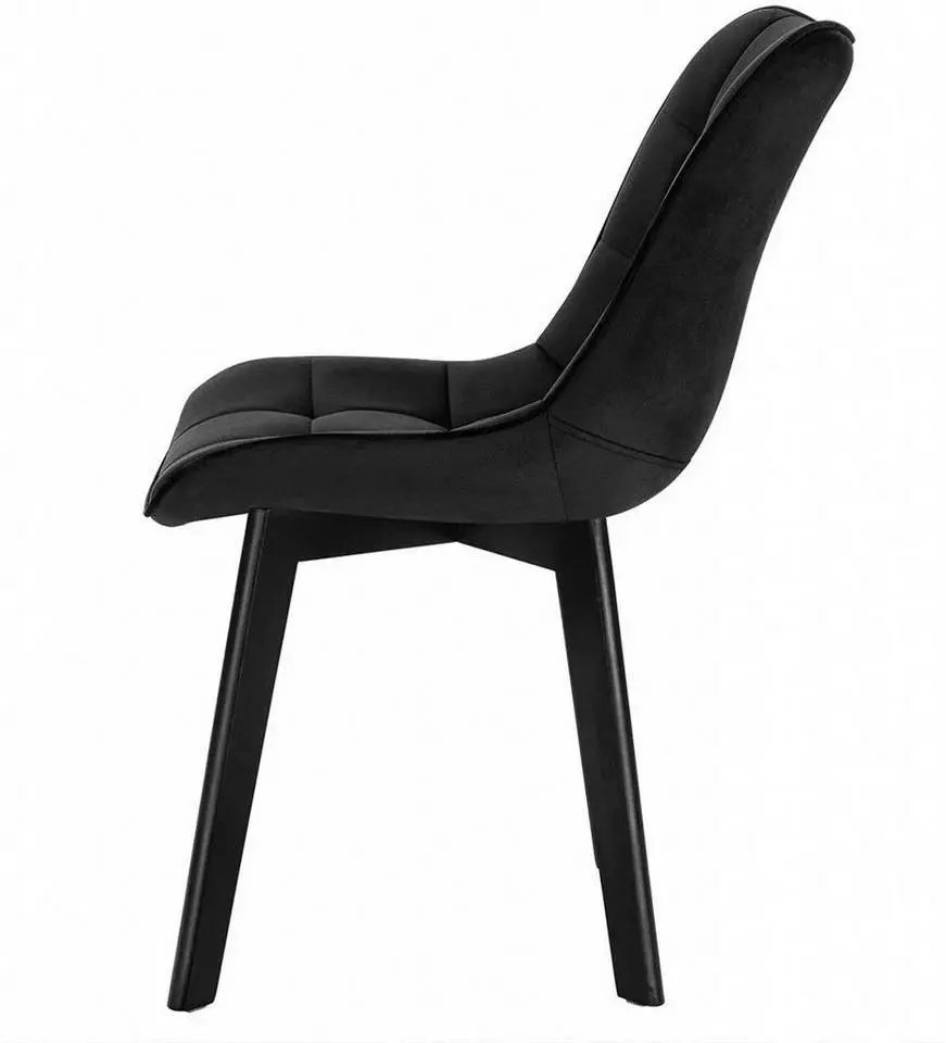 EUGAD Esszimmerstuhl (1 Stück), Wohnzimmerstuhl mit Rückenlehne, Polsterstuhl Küchenstuhl Weich Samt und Holz für ESS- und Wohnzimmer Dunkelgrau Dunkelgrün, Rosa, Schwarz 13 EUGAD Esszimmerstuhl (1 Stück), Wohnzimmerstuhl mit Rückenlehne, Polsterstuhl Küchenstuhl Weich Samt und Holz für ESS- und Wohnzimmer Dunkelgrau Dunkelgrün, Rosa, Schwarz – Bild 13