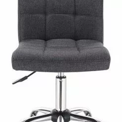 EUGAD Schreibtischstuhl, Bürohocker Schreibtischstuhl Rollhocker drehbar höhenverstellbar Stoffbezug Metall Dunkelgrau, Hellgrau -Eugad Möbel Einkaufen 6d0d4732 eded 52be bb86 0577d9640299
