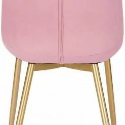 EUGAD Esszimmerstuhl, 4er-Set Küchenstühle Wohnzimmerstuhl mit Rückenlehne, Samt Sitzfläche, Gold Beine Grau Dunkelgr&uuml;n, Rosa, Schwarz -Eugad Möbel Einkaufen 70bf7740 a7e0 50ee 827b d3eaa21d2945