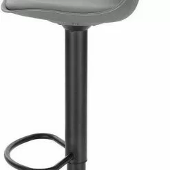 EUGAD Barhocker (Set, 2 St), 2er-Set mit Rückenlehne, Barstühle Höhenverstellbar und 360° Drehbar, Zeitgenössisch für Esszimmer, Bar Grau Schwarz -Eugad Möbel Einkaufen 70c8d231 64c3 5ed2 a2ef 2e531b552ffc