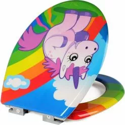 EUGAD WC-Sitz, Toilettendeckel mit Absenkautomatik Einhorn -Eugad Möbel Einkaufen 72c2eda2 13c5 5ac7 a9b9 5a39e6bbabb6