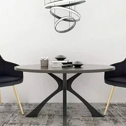 EUGAD Polsterstuhl (Set, 1 Stück), Esszimmerstuhl Küchenstuhl Samt, mit goldener Metallbeinen Blau, Bordeaux, Dunkelgrau, Dunkelgrün, Hellgrau, Rosa, Schwarz -Eugad Möbel Einkaufen 72daf4dd 0582 4621 a77f 3e7fda946a57