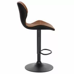 EUGAD Barhocker, 4er-Set mit Rückenlehne aus Kunstleder Metall Braun Anthrazit, Dunkelbraun, Grau -Eugad Möbel Einkaufen 731add09 ad6a 4133 ace7 b26c3872cc00