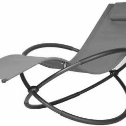 EUGAD Schaukelstuhl, 2tlg Schaukelstuhl Gartenliege Schwingstuhl für Terrasse Balkon Schwarz Grau -Eugad Möbel Einkaufen 74d82ea1 887b 52f1 983a 88b6b16bba19