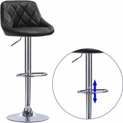 EUGAD Barhocker, 2er-Set Barstühle, höhenverstellbar, 360°drehbar Weiß Bordeaux, Cremewei&szlig;, Grau, Khaki, Rot, Schwarz, Wei&szlig; -Eugad Möbel Einkaufen 76b32ccc f7e6 578d a67e d6fc0b06e8b7