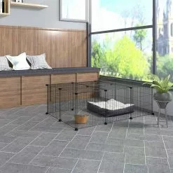 EUGAD Freigehege, Freigehege DIY Laufstall Kleintiere 109x74x39cm -Eugad Möbel Einkaufen 78f131f0 23a5 5138 83a7 b8453e0be8fa