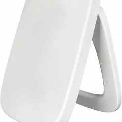 EUGAD WC-Sitz, Toilettendeckel mit Absenkautomatik Eckige Form Weiß -Eugad Möbel Einkaufen 791d9917 0538 5c4e 9fa0 859f2ea76201