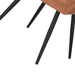 EUGAD Esszimmerstuhl (1 Stück), Wohnzimmerstuhl aus Stoff, Polsterstuhl mit Armlehnen und Rückenlehne, Gestell aus Metall Anthrazit, Braun, Grau -Eugad Möbel Einkaufen 79aaed9e 57e9 534b bf3f 5162dc2b0ee3