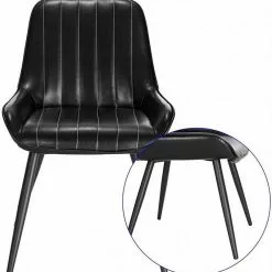 EUGAD Esszimmerstuhl, 2 Stücke Esszimmerstuhl Küchenstuhl Kunstleder Braun, Dunkelbraun, Dunkelgrün, Grau, Schwarz -Eugad Möbel Einkaufen 7bdd4c62 ceff 514d 9f00 e946c07f15e8