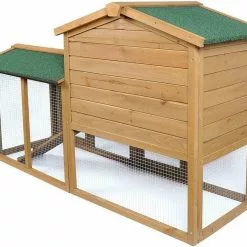 EUGAD Tierhaus »0034HT«, Hasenstall Kaninchenstall Kleintierstall, mit Treppe Wetterfest Doppelstöckig, Hellbraun -Eugad Möbel Einkaufen 7cc54b3a aae3 53a4 8ea4 54fb5493e7f6