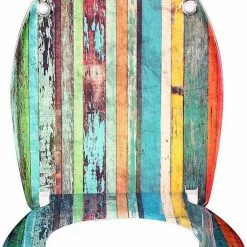 EUGAD WC-Sitz, Toilettendeckel mit Absenkautomatik Lack