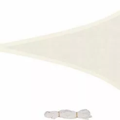 EUGAD Sonnensegel »0211ZYF«, Sonnenschutz Terrasse HDPE Dreieckig Creme -Eugad Möbel Einkaufen 7fb2e38e d4de 5ed6 a2f0 01215b278678