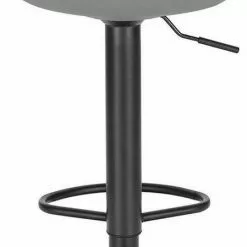 EUGAD Barhocker (Set, 2 St), 2er-Set mit Rückenlehne, Barstühle Höhenverstellbar und 360° Drehbar, Zeitgenössisch für Esszimmer, Bar Grau Schwarz -Eugad Möbel Einkaufen 8131ad16 412a 5641 bbd4 9786d3bdfa74