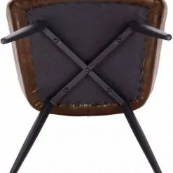 EUGAD Esszimmerstuhl, 2er-Set Esszimmerstuhl aus Kunstleder Metallbeine Dunkelbraun Schwarz -Eugad Möbel Einkaufen 8372e42f 5deb 5d2f 8154 ad58f92dc0cf