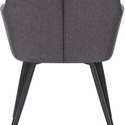 EUGAD Esszimmerstuhl (1 Stück), Wohnzimmerstuhl aus Leinen Polsterstuhl mit Armlehnen und Rückenlehne schwarze Gestell aus Metall Hellgrau Dunkelgrau 29 EUGAD Esszimmerstuhl (1 Stück), Wohnzimmerstuhl aus Leinen Polsterstuhl mit Armlehnen und Rückenlehne schwarze Gestell aus Metall Hellgrau Dunkelgrau -Eugad Möbel Einkaufen 84b0a66c bfd0 4397 ba86 d2289051015b