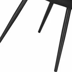 EUGAD Esszimmerstuhl (1 Stück), Wohnzimmerstuhl aus Stoff, Polsterstuhl mit Armlehnen und Rückenlehne, Gestell aus Metall Anthrazit, Braun, Grau -Eugad Möbel Einkaufen 84eb82df 0dbb 5f60 ab7b c6824ddb38d5