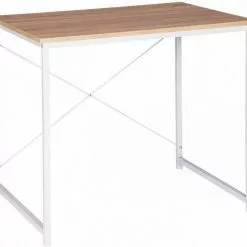 EUGAD Schreibtisch, Computertisch Esstisch Holz Stahl 80x60x70 cm Holz Vintage+schwarz Hell Eiche+schwarz, Hell Eiche+weiß, Marmor+schwarz -Eugad Möbel Einkaufen 85253e4b 40e9 504a ae9d 90f1ba2a297b