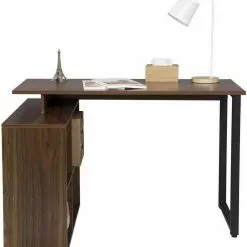 EUGAD Schreibtisch, mit Ablagen Holz 116x75x80cm Dunkelbuche Helleiche, Weiß 24 EUGAD Schreibtisch, mit Ablagen Holz 116x75x80cm Dunkelbuche Helleiche, Weiß -Eugad Möbel Einkaufen 869f8d43 32d4 559b b29b 4a8c30b6e2f4