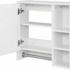 EUGAD Spiegelschrank Hängeschrank mit 6 Ablagen mit Tür 60x20x60cm Weiß -Eugad Möbel Einkaufen 88bdf26c 3bb7 594a b5be a554c9c922dc