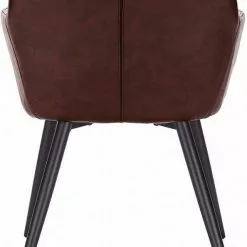 EUGAD Esszimmerstuhl, 4er-Set Esszimmerstuhl aus Kunstleder Metallbeine Dunkelbraun Schwarz -Eugad Möbel Einkaufen 88e3967e 7bd5 5fc2 bf51 bf416fdcfc90