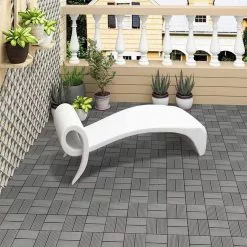 EUGAD WPC-Fliesen, 11 Stück WPC Terrassenfliesen Klickfliesen 30x30cm Hellgrau Anthrazit, Coffee, Dunkelgrau -Eugad Möbel Einkaufen 8bbefa51 2bc5 5967 af84 dd9d5d7923c5