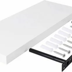 EUGAD Wandregal, 3er-Set Wandregal in verschiedenen Farben & Größen Weiß Schwarz, Wei&szlig; -Eugad Möbel Einkaufen 8dfe2a7b 6ae3 4ece b4bf be56f2e7e550